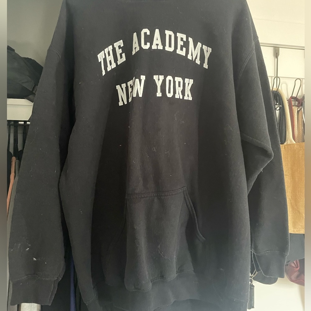 The Academy New York Black Logo Hoodie